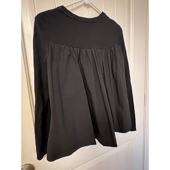 English Factory Mixed Media Swing Black Top S - Picture 4 of 8